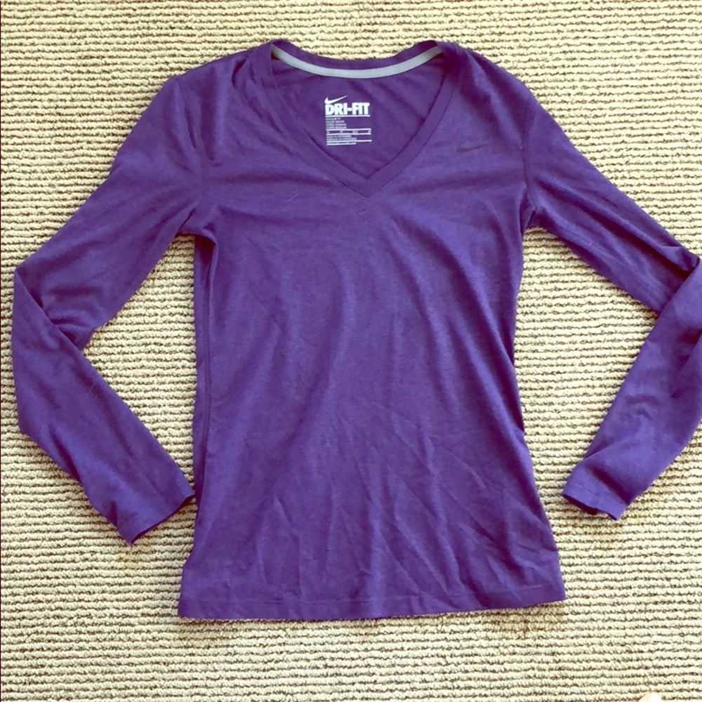 Long sleeve nike dri-fit top